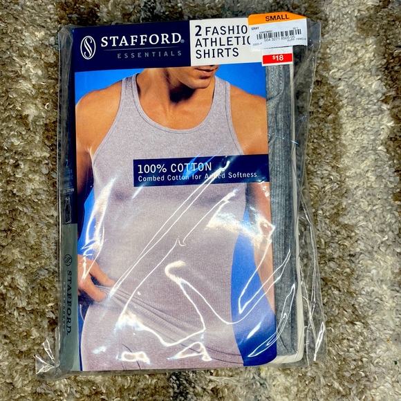 Stafford gray Athletic small 2 pack new - Picture 1 of 2